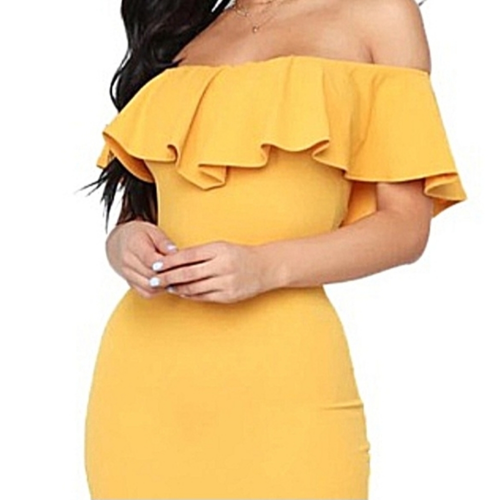 Party Ruffled Dress ❤️ - Picture 7 of 7
